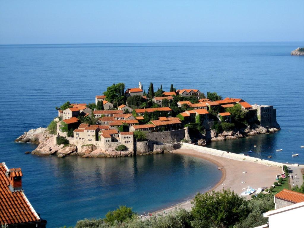 Apartments Vuksic Sveti Stefan Esterno foto